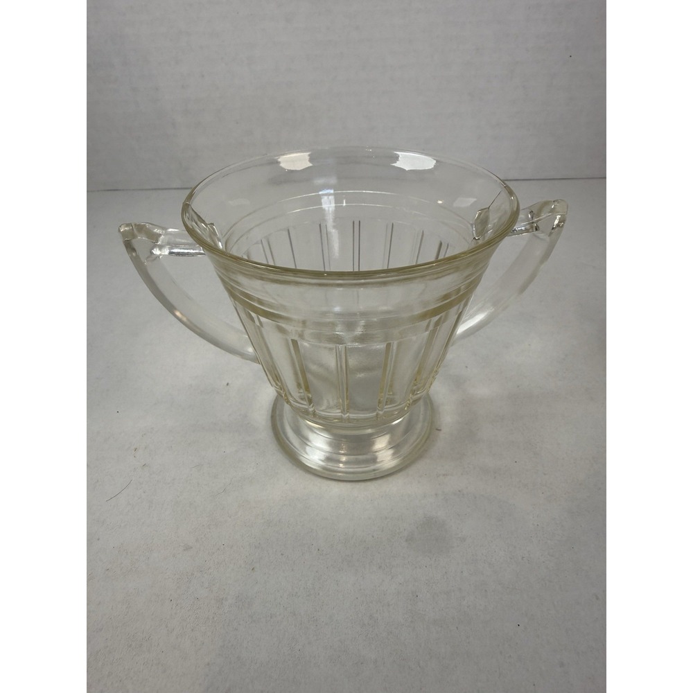 Hazel Atlas New Century Crystal Clear Sugar Bowl Depression Glass